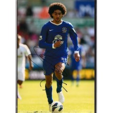 Signed photo of Marouane Fellaini the Everton footballer.  